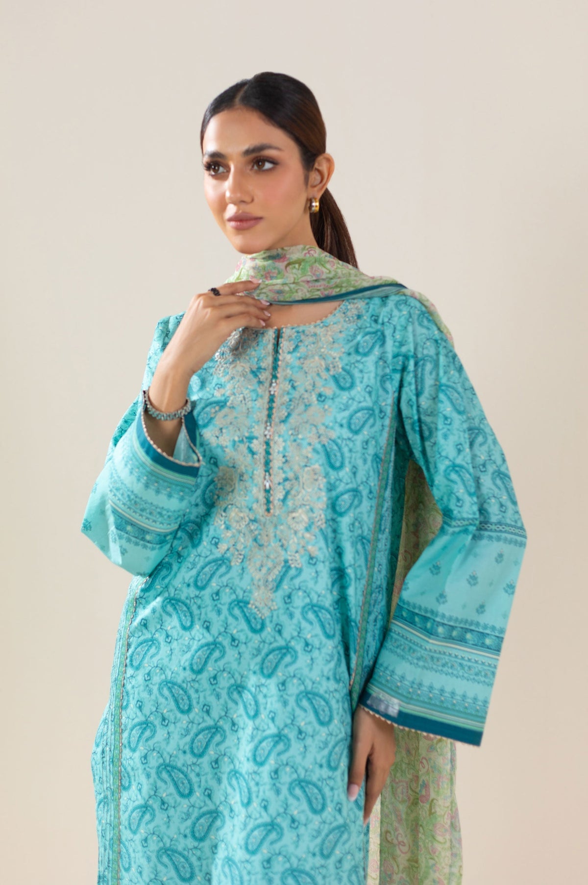 Zeen | Summer Collection 24 | 34212 - by - Libasekhas UK - Registered Vendor of : Zeen - 100% Original Designer Dresss