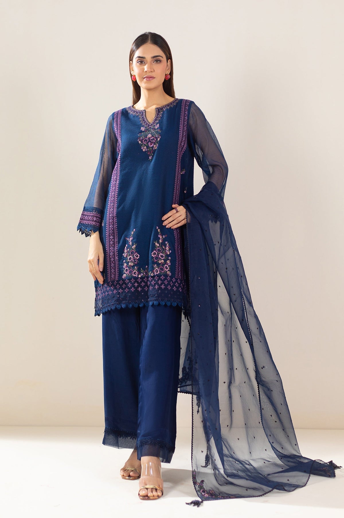 Zeen | Summer Collection 24 | 33308 - by - Libasekhas UK - Registered Vendor of : Zeen - 100% Original Designer Dresss